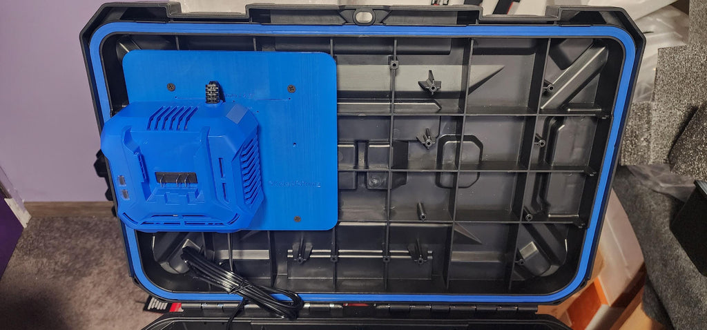 Kobalt CaseStack Accessories - Universal Internal Battery Charger Bracket