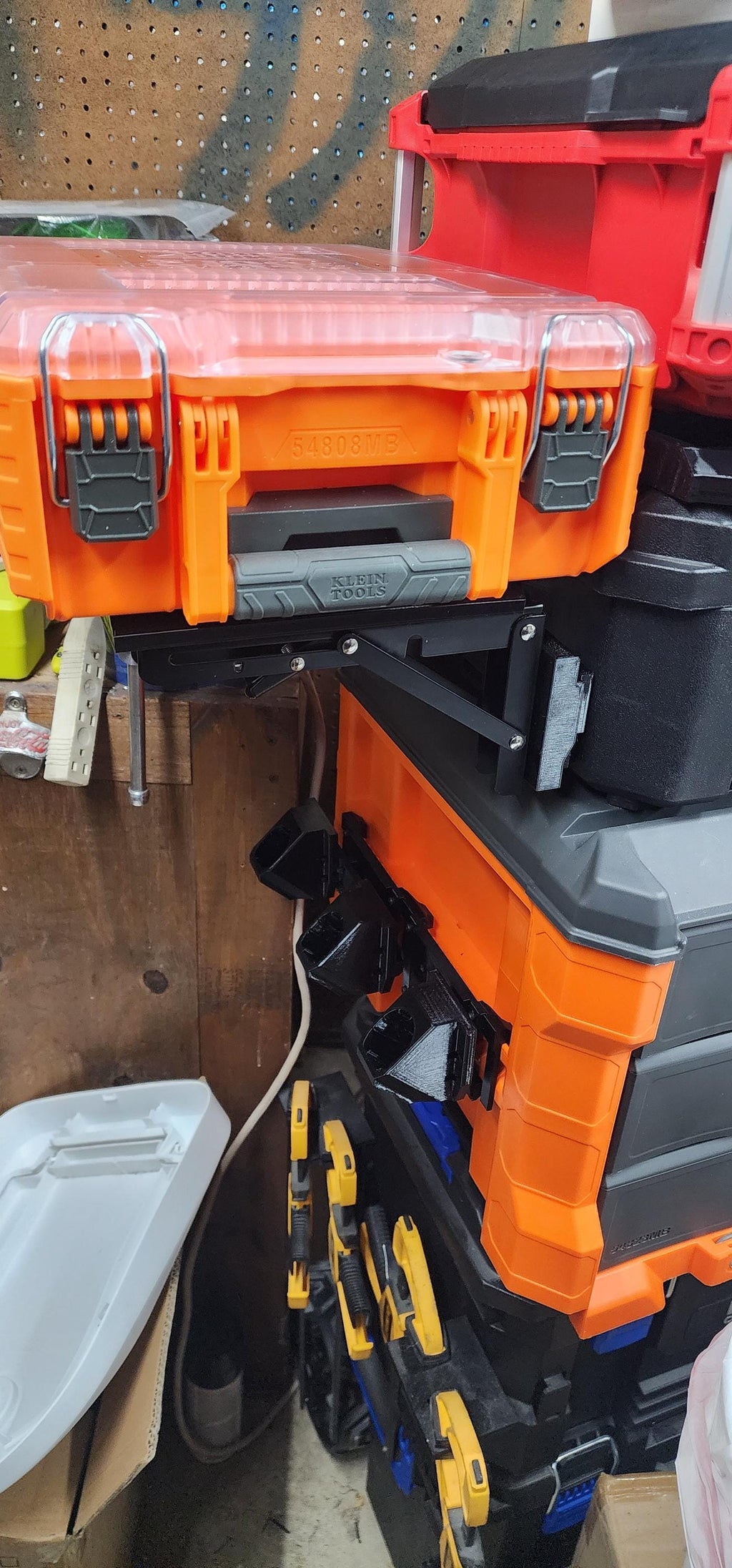 Kobalt CaseStack - 3D Printed Collapsible Shelf Attachments