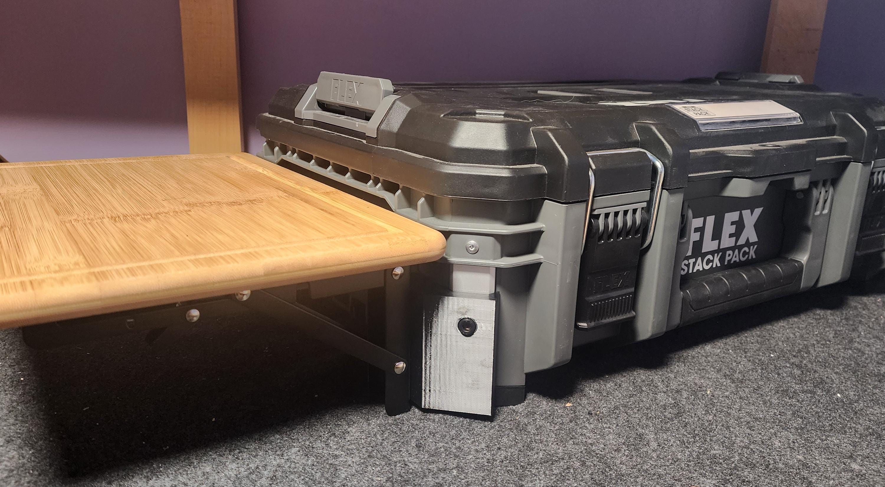 Flex Stack Pack - 3D Printed Collapsible Shelf Attachments
