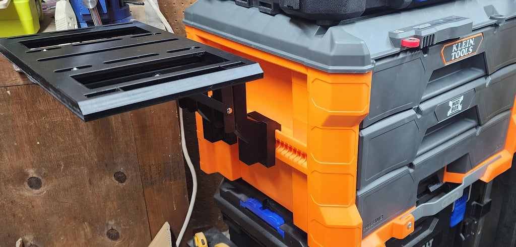 Klein ModBox Accessories - 3D Printed - Shelf addon with Brackets plus!