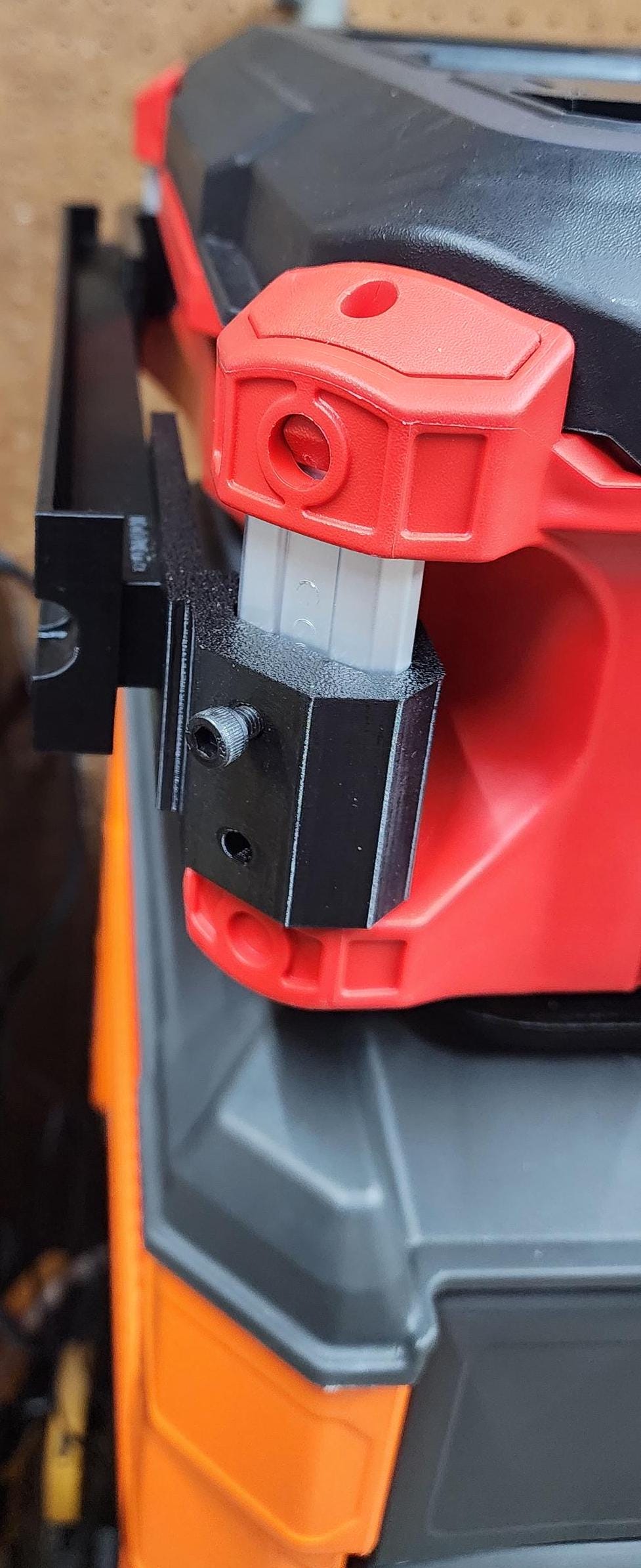 Milwaukee Packout Accessories-3D Printed- Klein ModBox Bracket