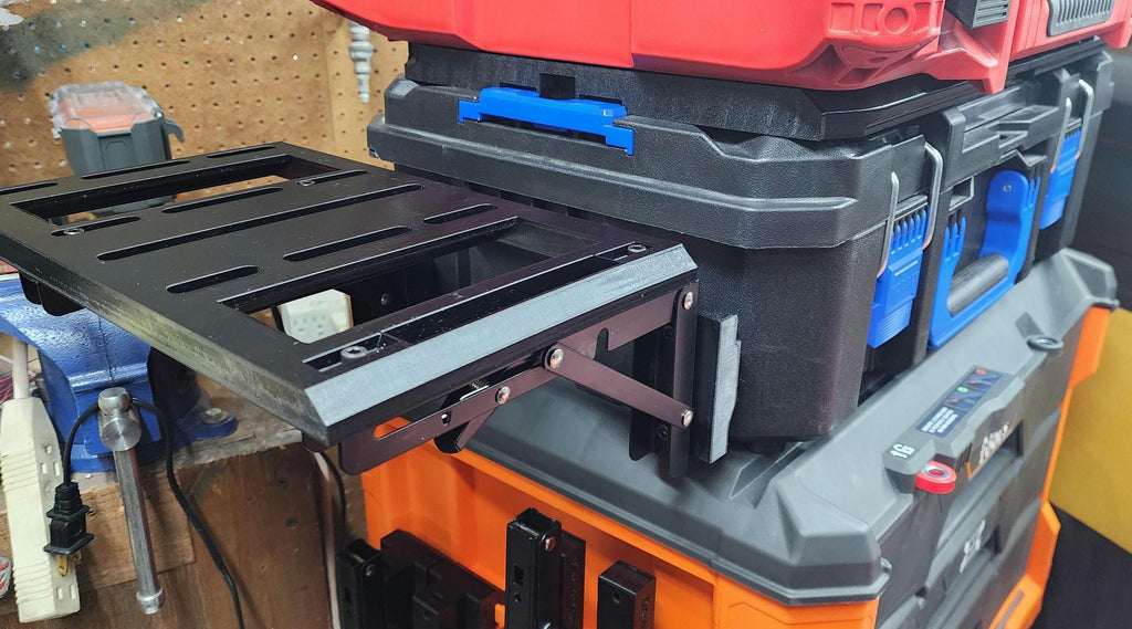 Kobalt CaseStack - 3D Printed Collapsible Shelf Attachments