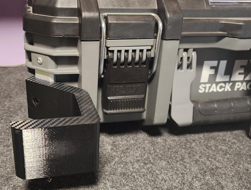 Flex Stack Pack Accessories - 3D Printed - Extension Cord, Level, Batteries, Craftsman V20, Dewalt 20v XR, Kobalt 24v, Ridgid, Milwaukee etc
