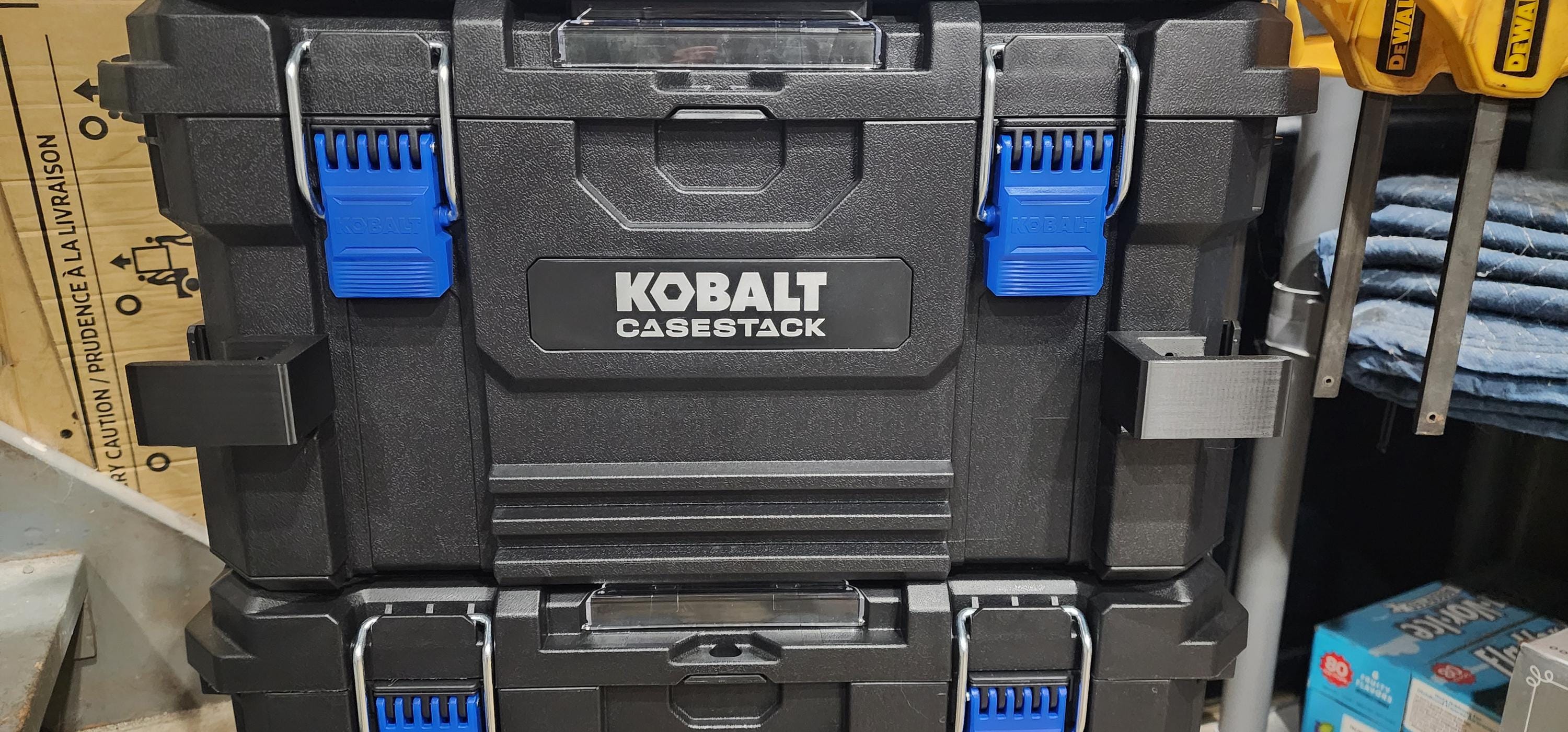 Kobalt CaseStack Accessories - 3D Printed - Extension Cord, Level, Batteries, Clamp Holder + Craftsman V20, Dewalt 20v XR, Kobalt 24v, Ridgid