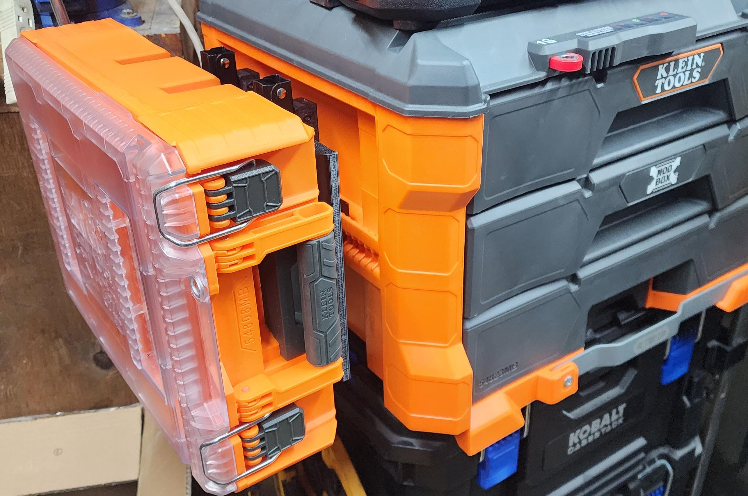 Klein ModBox Accessories - 3D Printed - Shelf addon with Brackets plus!