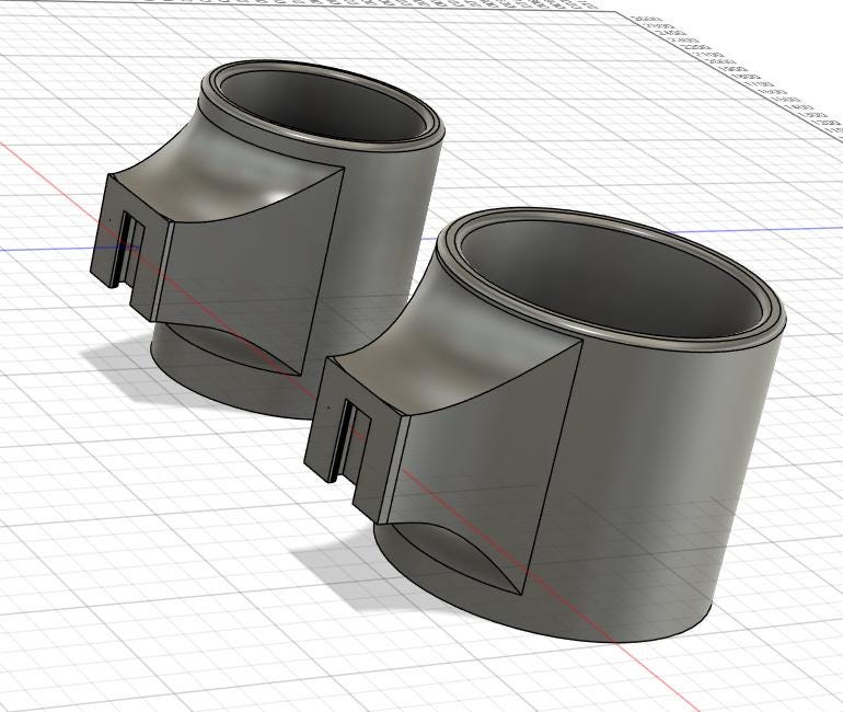 Kobalt CaseStack Accessories - 3D Printed - Cup Holders