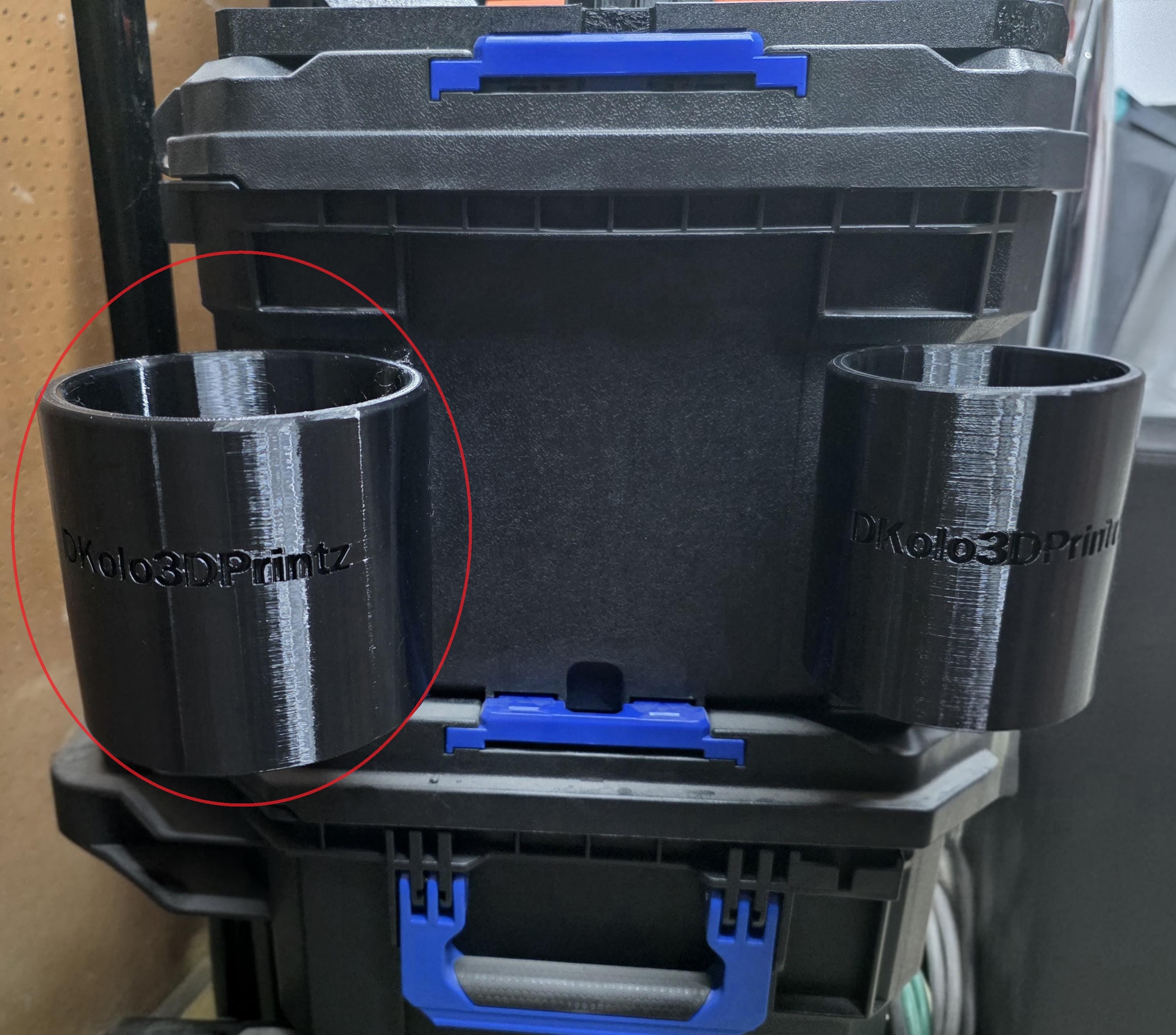 Kobalt CaseStack Accessories - 3D Printed - Cup Holders