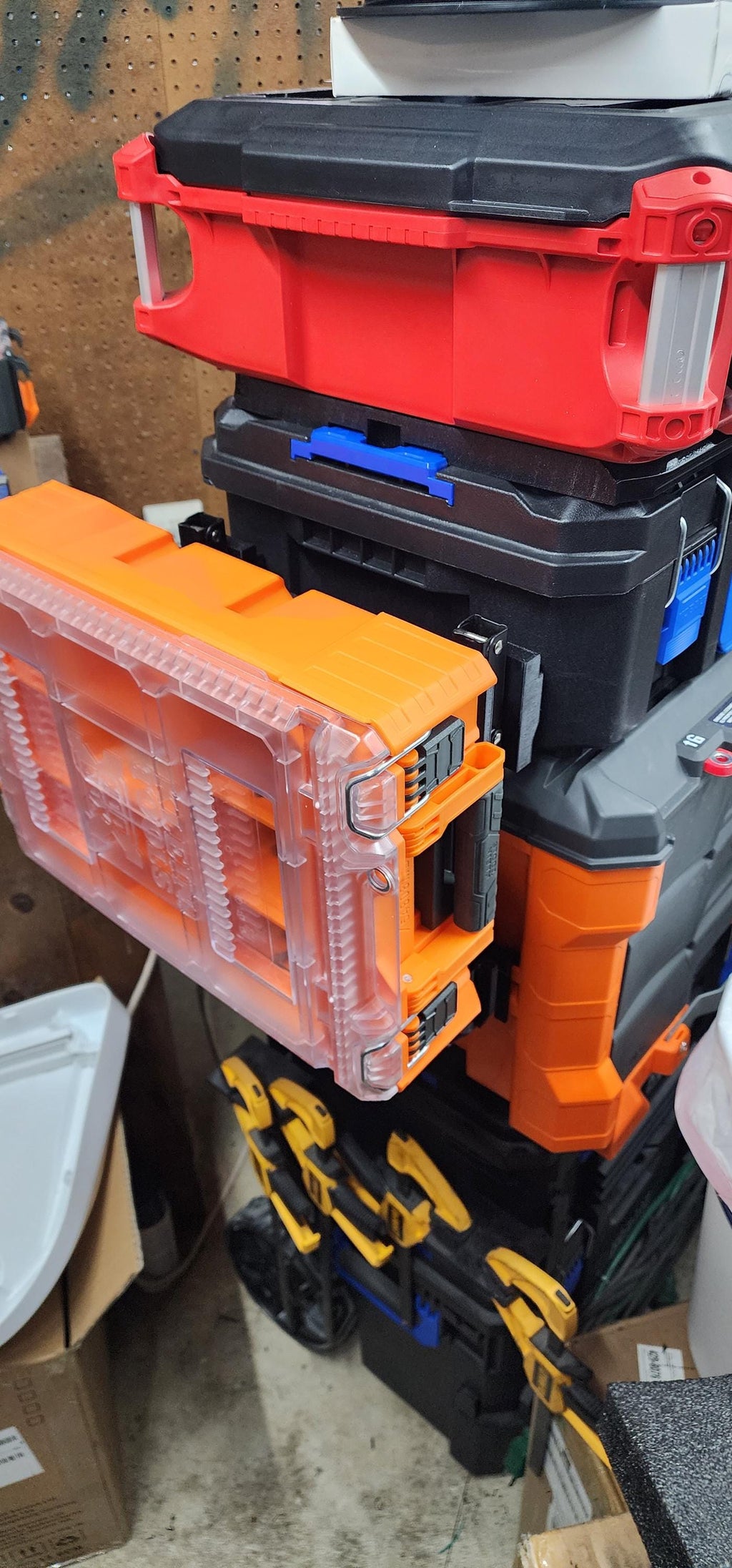 Kobalt CaseStack - 3D Printed Collapsible Shelf Attachments