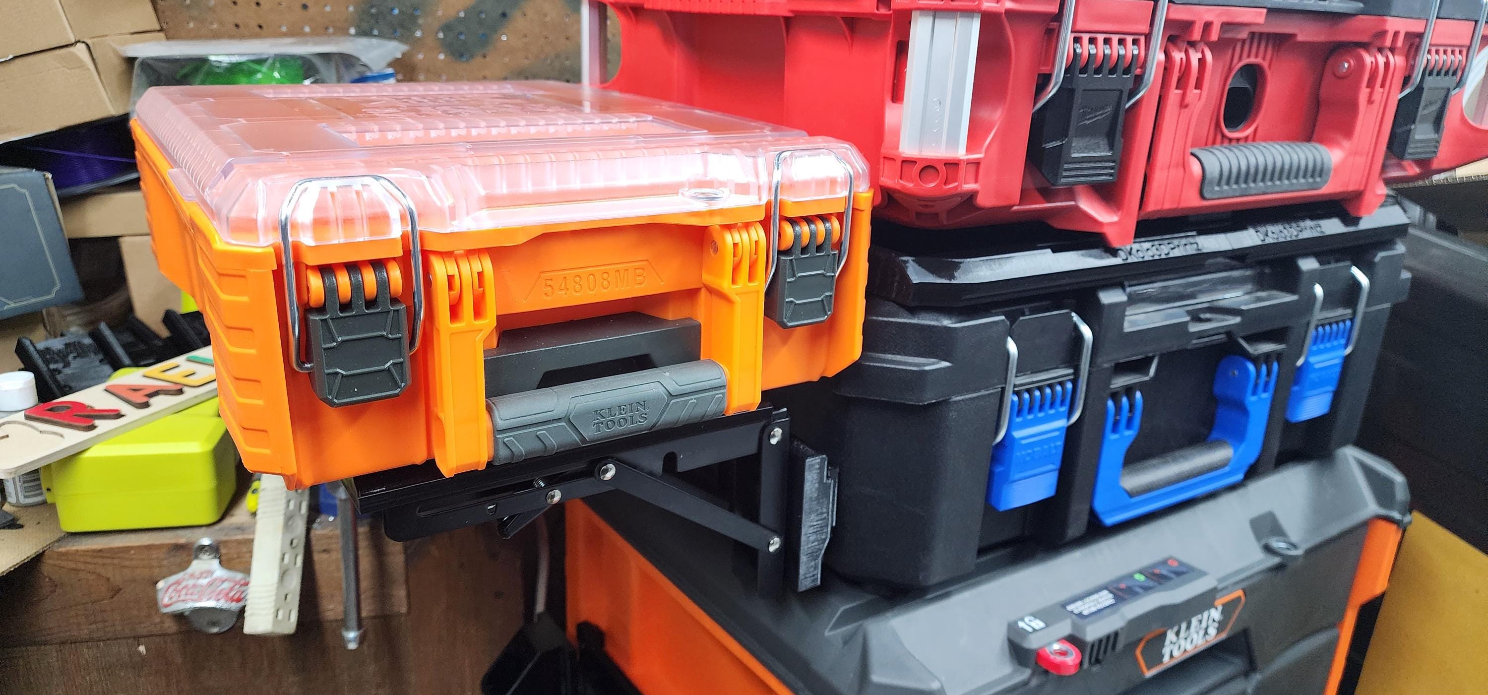 Kobalt CaseStack - 3D Printed Collapsible Shelf Attachments